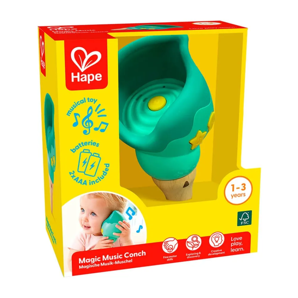 HAPE Fonógrafo para grabar y escuchar sonidos - Caracol de mar