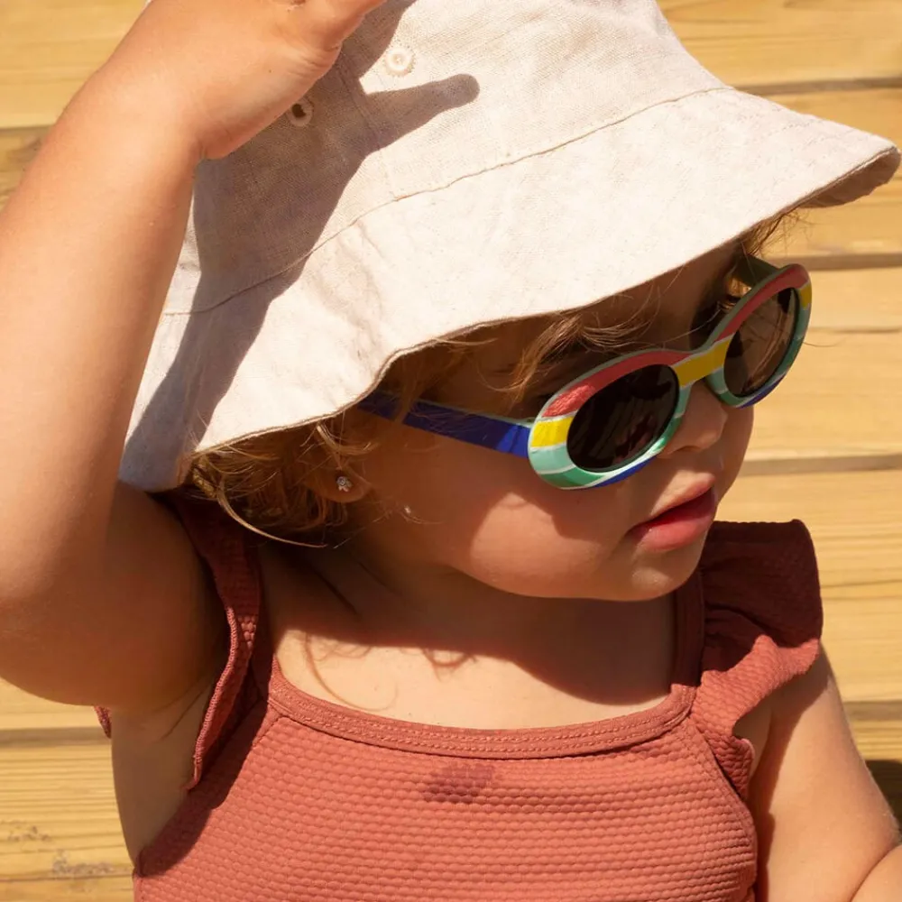 EUREKAKIDS Gafas de sol para bebés con protección UV100% - Rainbow