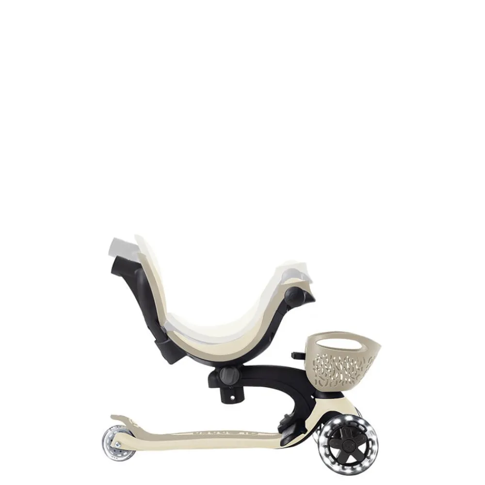 GLOBBER Go Up Baby Lights 360 – Patinete Evolutivo con Luces (Taupe)
