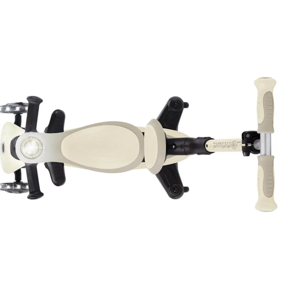 GLOBBER Go Up Baby Lights 360 – Patinete Evolutivo con Luces (Taupe)