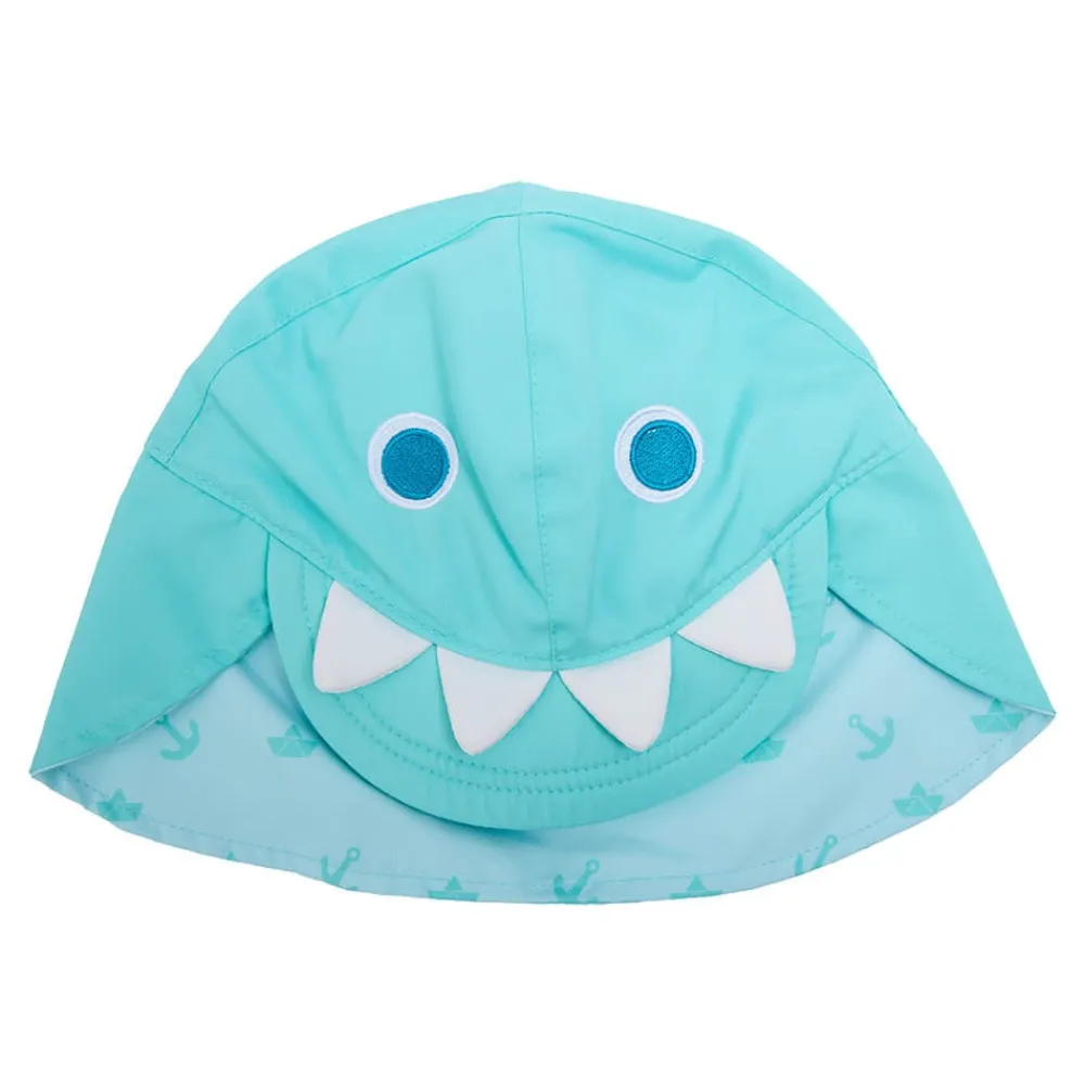 EUREKAKIDS Gorra protección UPF50 forma tiburón
