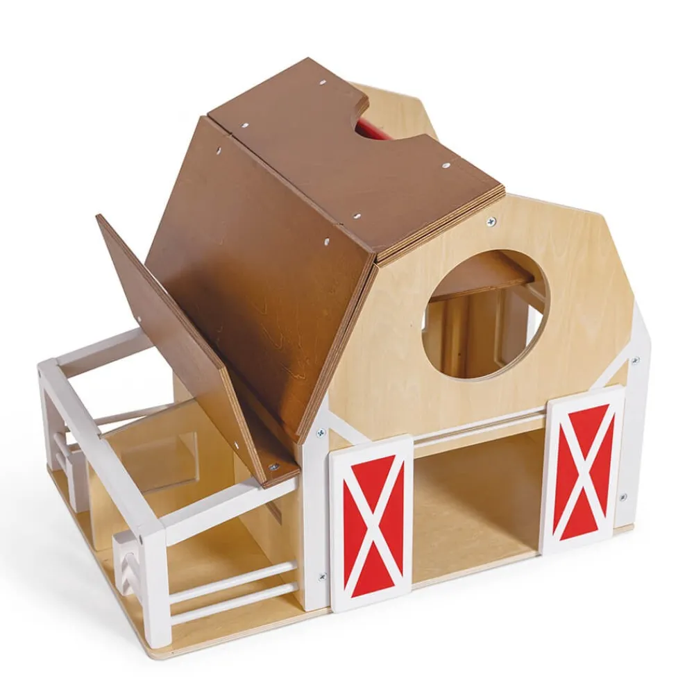 EUREKAKIDS Granja de madera con animales y accesorios - La Granja de Paul