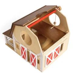 EUREKAKIDS Granja de madera con animales y accesorios - La Granja de Paul