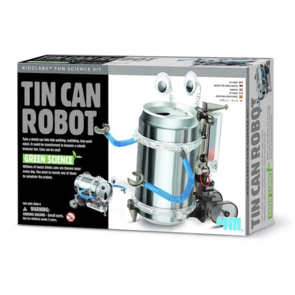 4M Green science Robot de lata