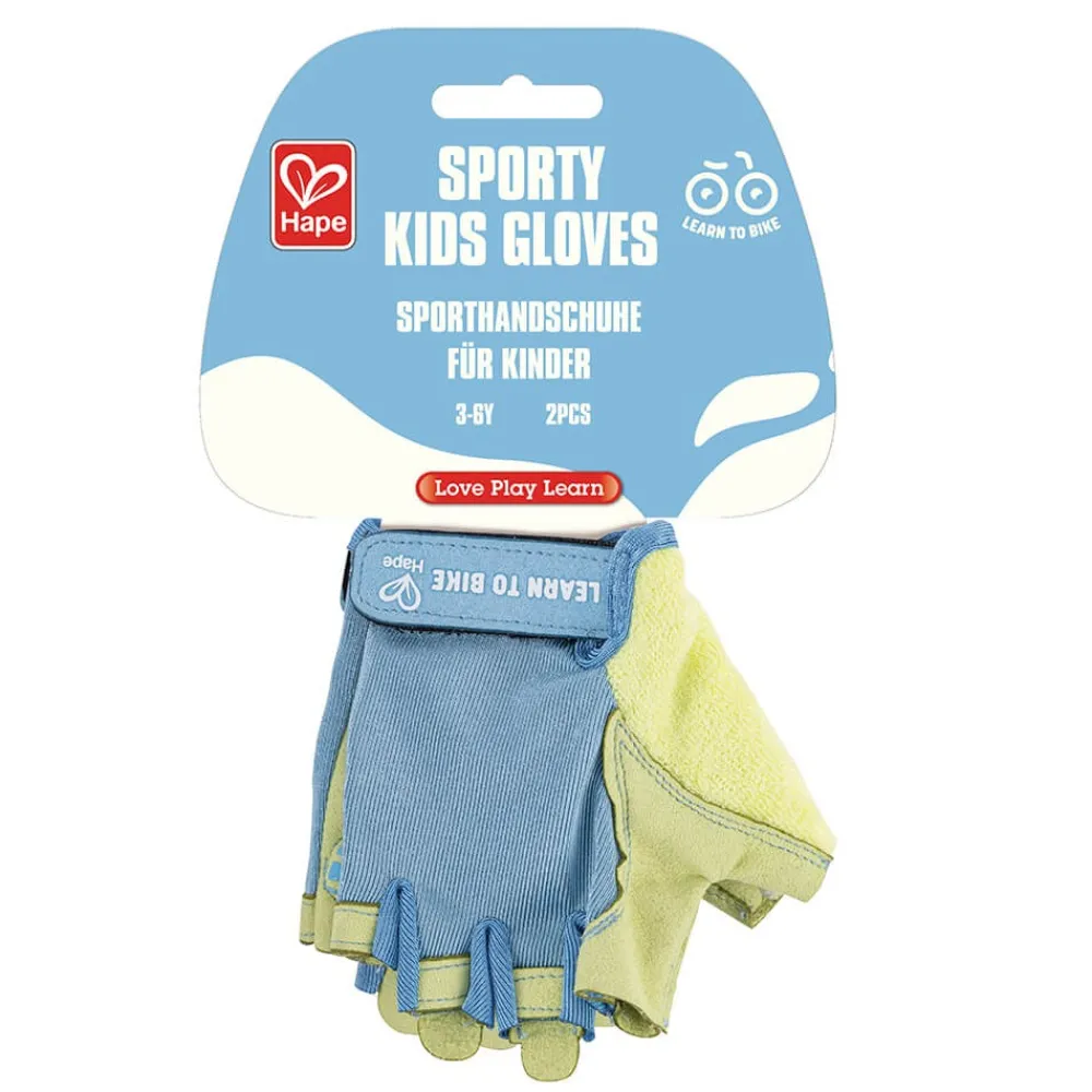 HAPE Guantes protectores infantiles sin dedos – Sports Kids Azul
