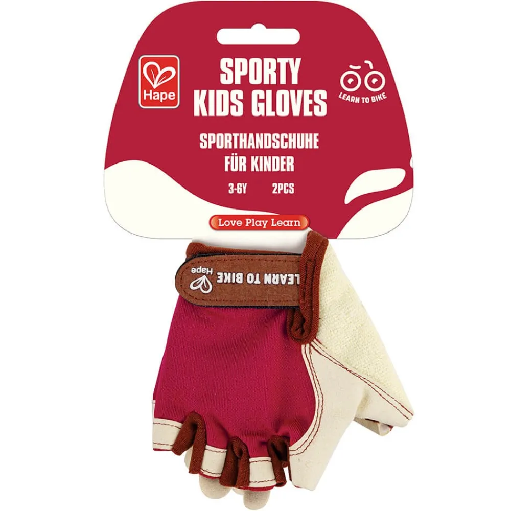 HAPE Guantes protectores infantiles sin dedos – Sports Kids Rojo