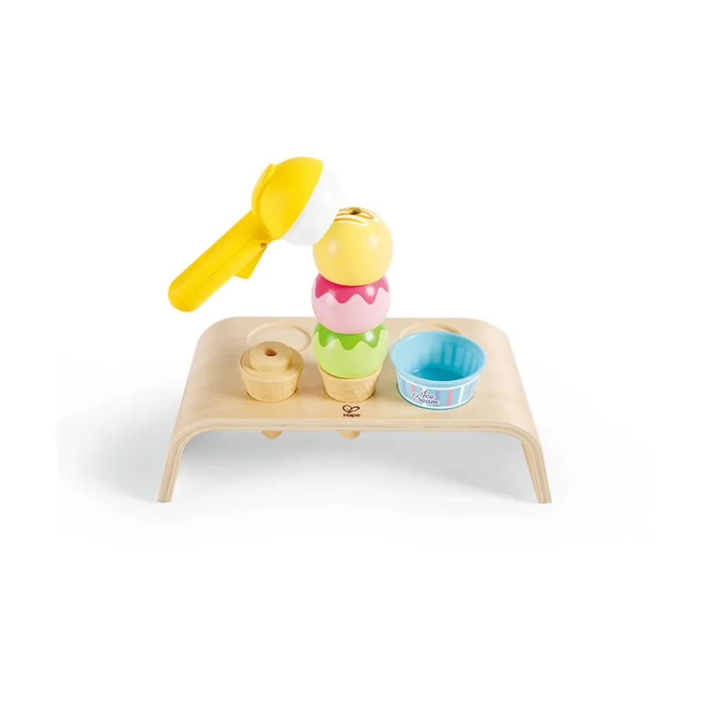 HAPE Helados de madera para jugar a construir y crear