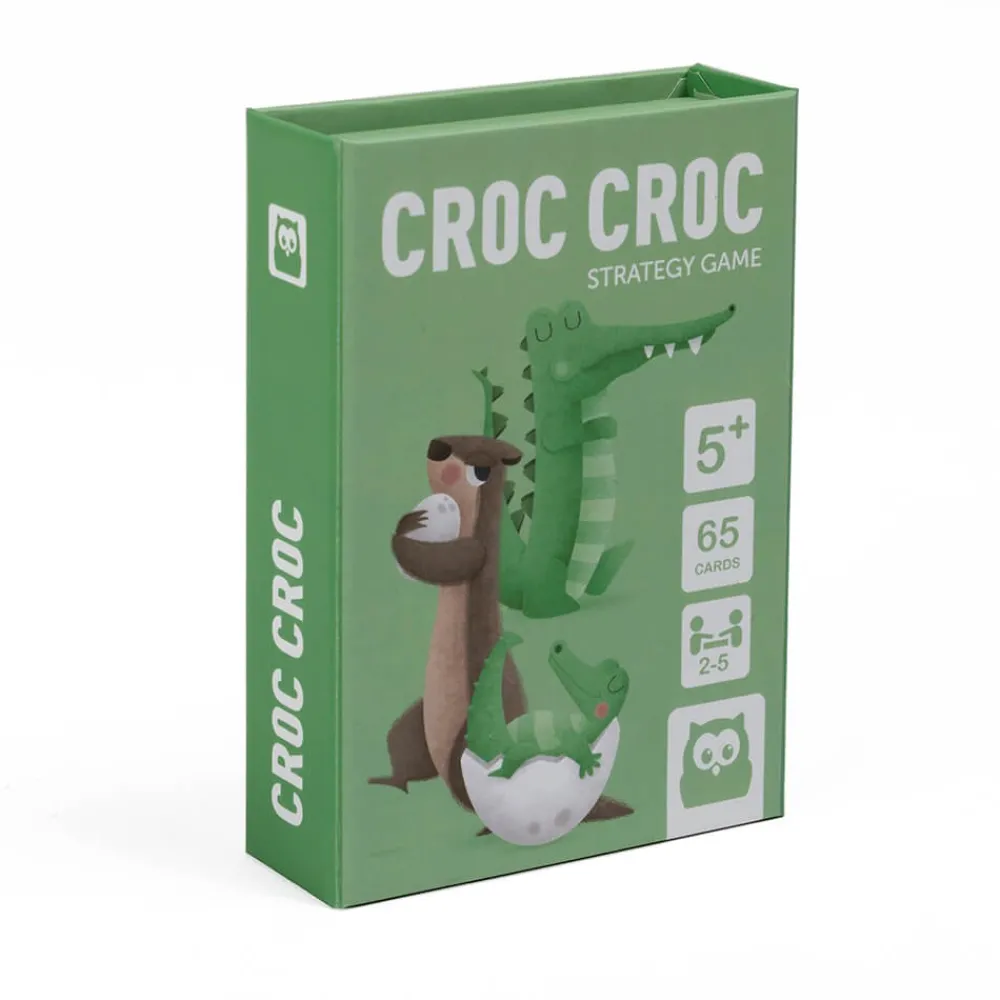 EUREKAKIDS Juego de cartas Croc Croc Cards