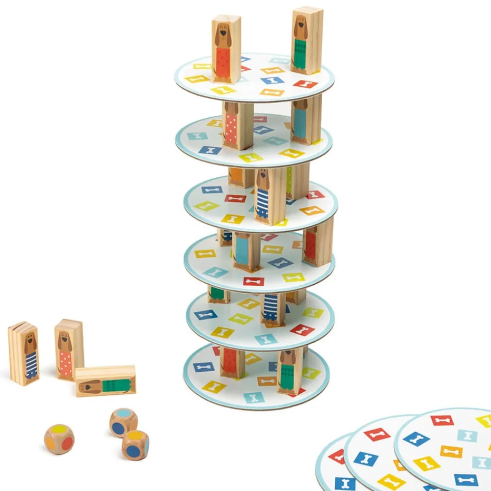 EUREKAKIDS Juego de estrategia Puppies Tower