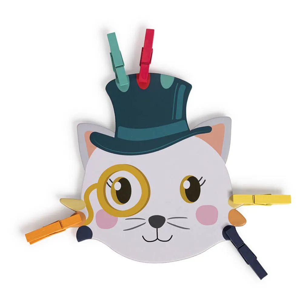 EUREKAKIDS Juego de habilidad - Colores y pinzas