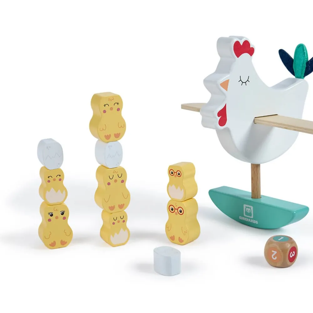 EUREKAKIDS Juego de habilidad y estrategia - Equilibrio de Pollitos