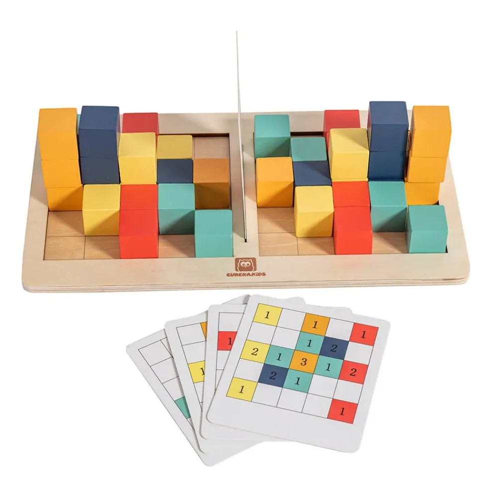 EUREKAKIDS Juego de memoria y estrategia – Competición de bloques