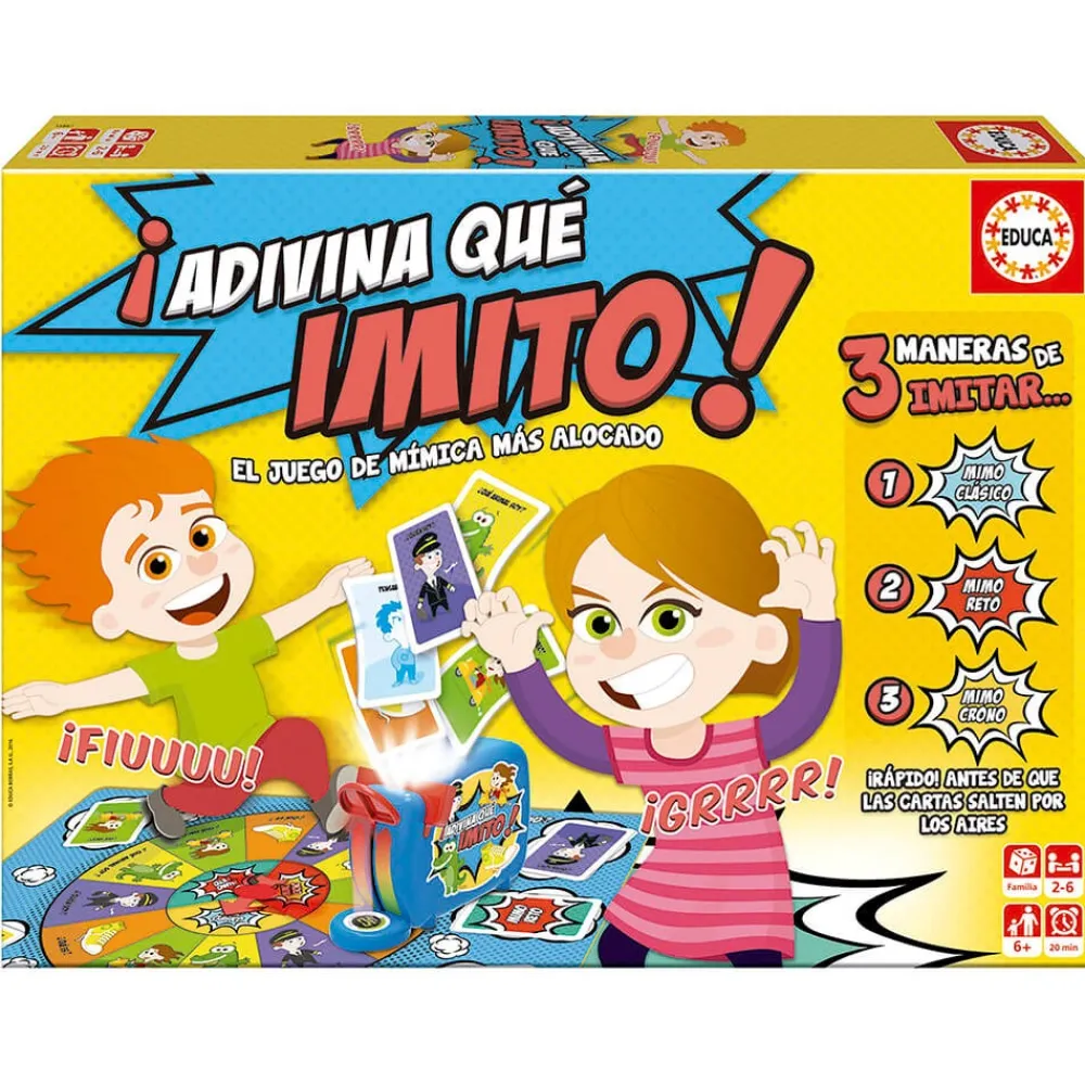 EDUCA BORRAS SA Juego de mesa familiar - ¡Adivina qué imito!