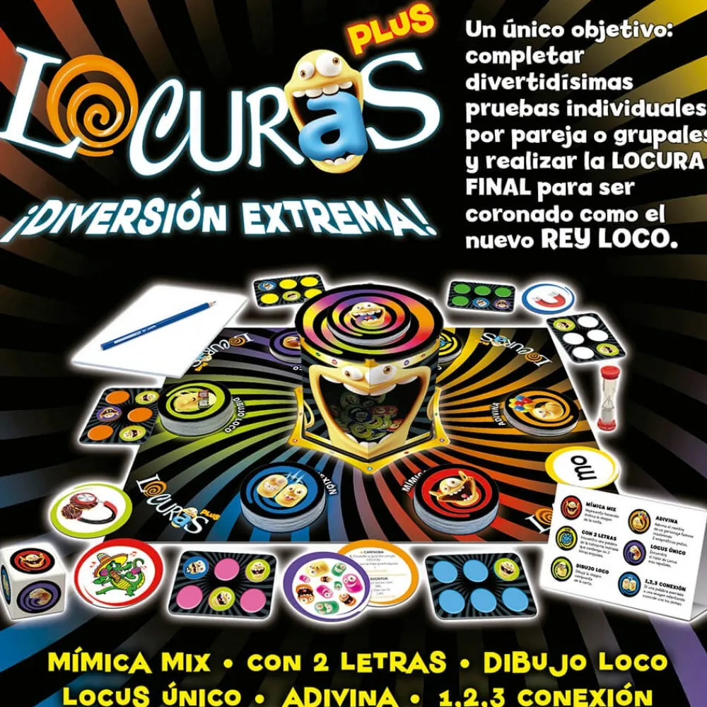 EDUCA BORRAS SA Juego de mesa familiar – Locuras plus