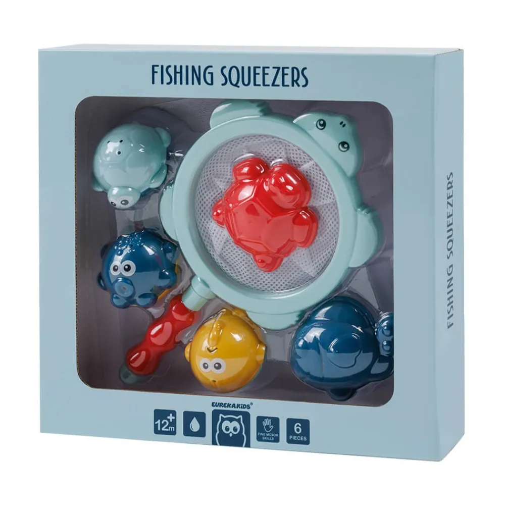 EUREKAKIDS Juego de pesca multifuncional para la bañera – Fishing Squeezers
