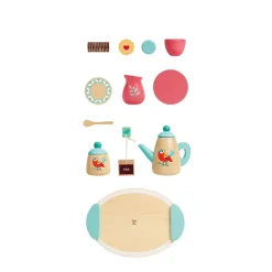 HAPE Juego de té de madera