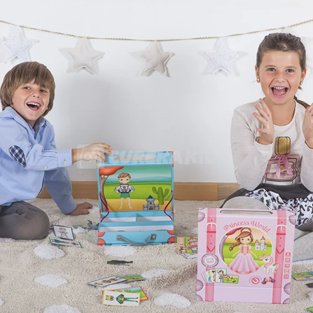 EUREKAKIDS Juego magnético Héroes del mundo