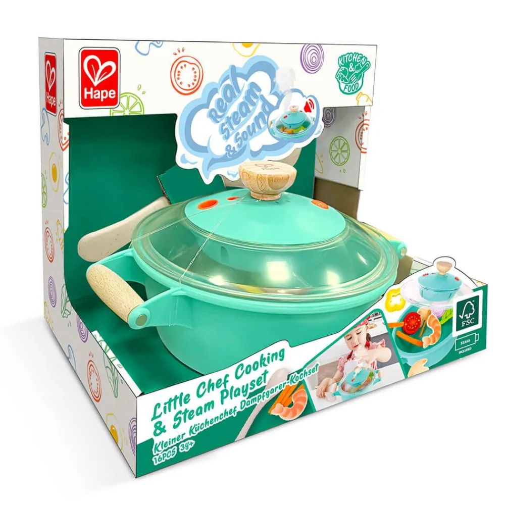 HAPE Juego para cocinar al vapor con comida y accesorios