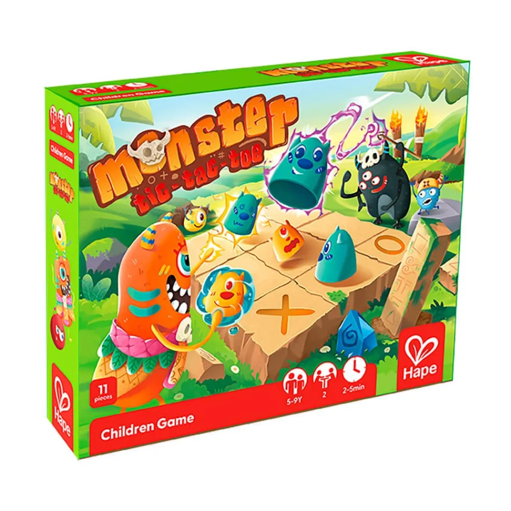 HAPE Juego tic-tac-toe - Edición Monstruos