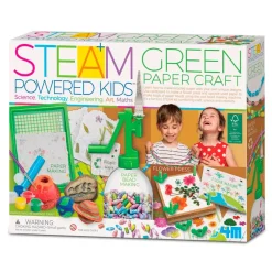 4M Juegos creativos con papel reciclado – Eco Steam Green Paper