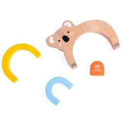 EUREKAKIDS Juguete arcoíris de madera Montessori - Koala