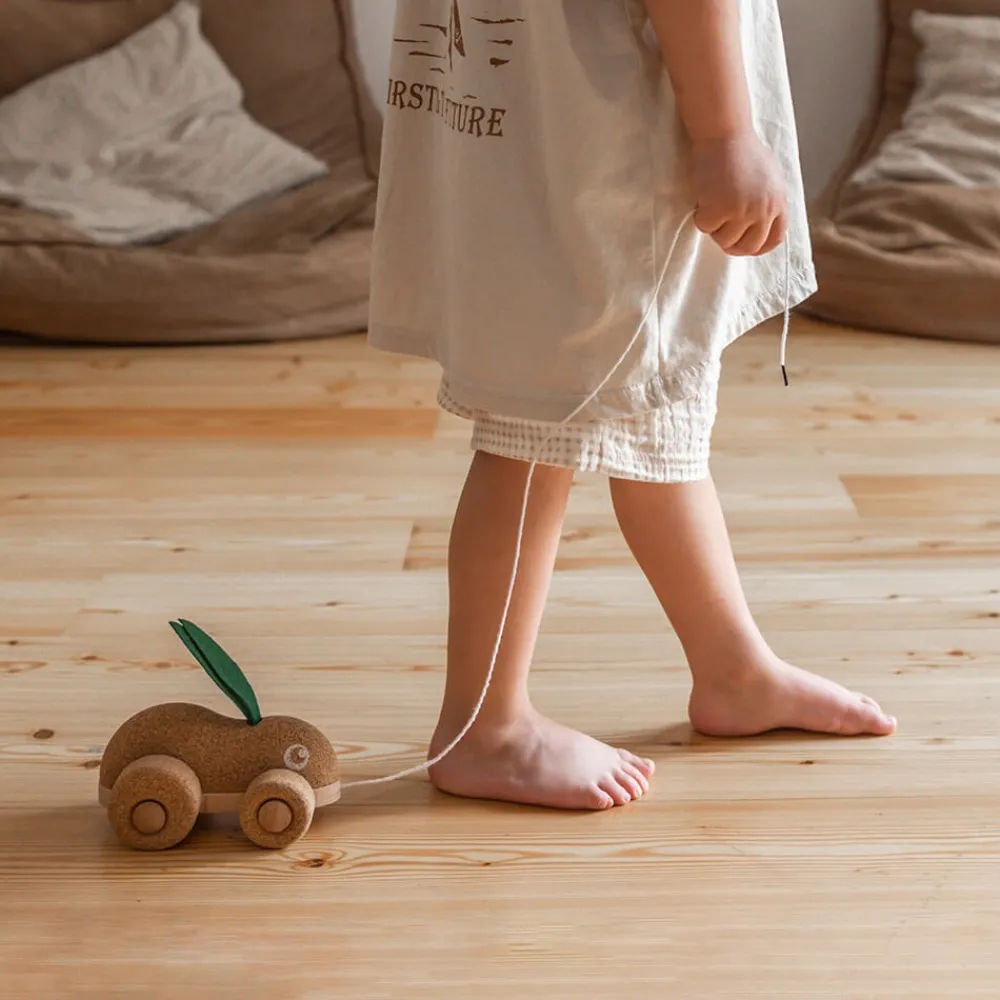 KORKO Juguete arrastrable de corcho - Conejo