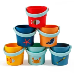 EUREKAKIDS Juguete de baño – cubos divertidos