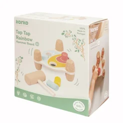 KORKO Juguete de corcho para golpear - Arcoíris