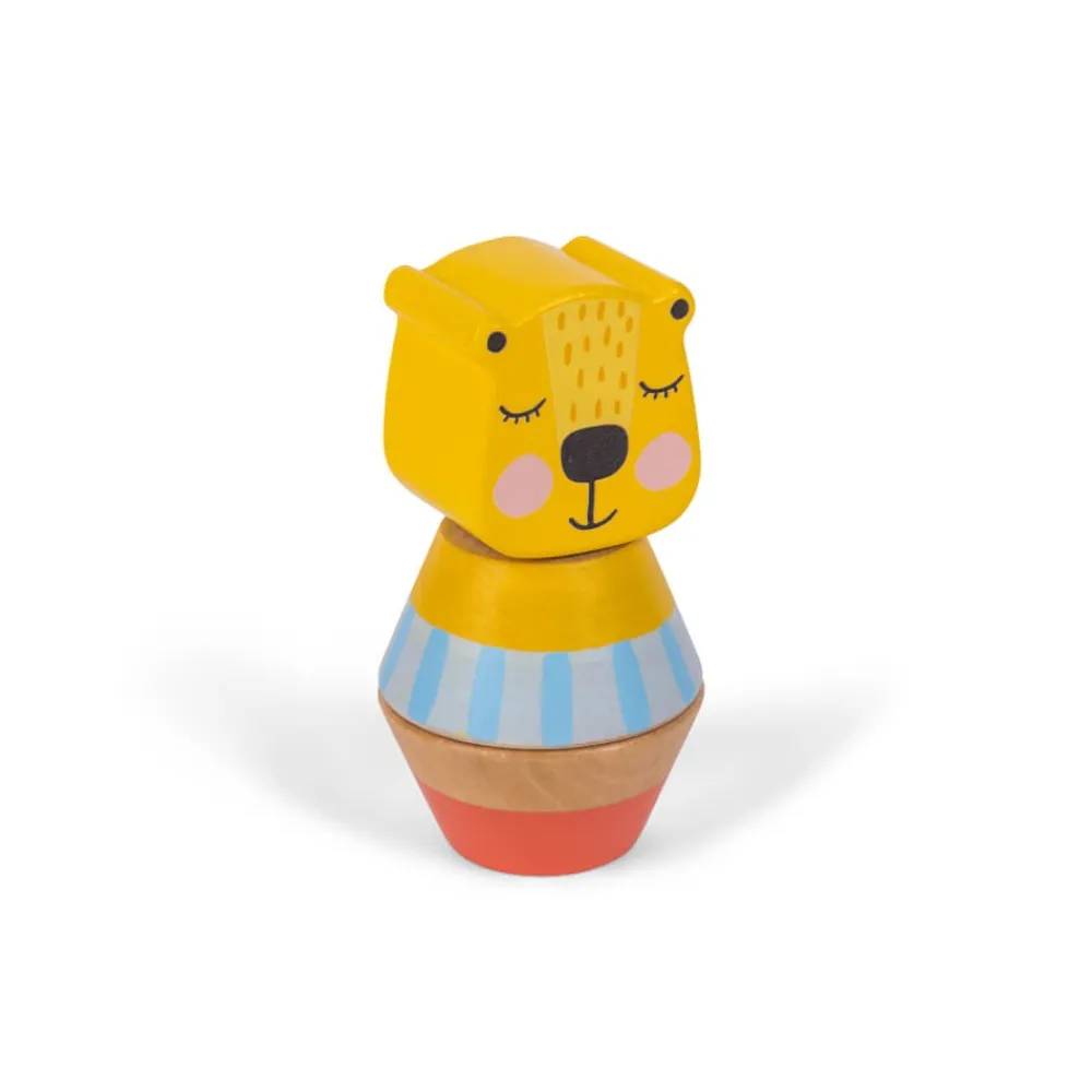 EUREKAKIDS Juguete enroscable de madera - Oso