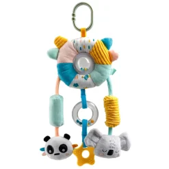 EUREKAKIDS Juguete para colgar y sonajero con más de 10 estímulos sensoriales - Cucu