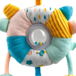 EUREKAKIDS Juguete para colgar y sonajero con más de 10 estímulos sensoriales - Cucu