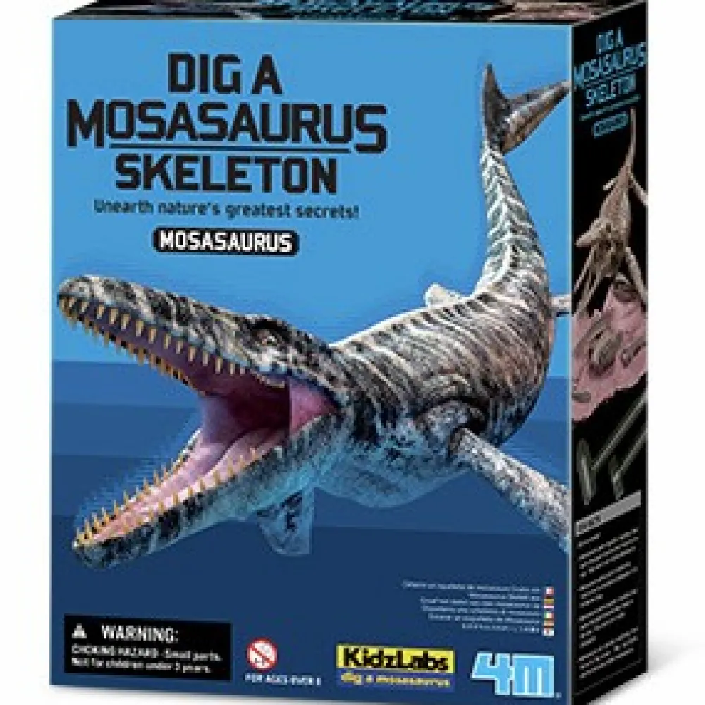 4M Kidz Labs Kit Geológico Esqueleto de Mosasaurus