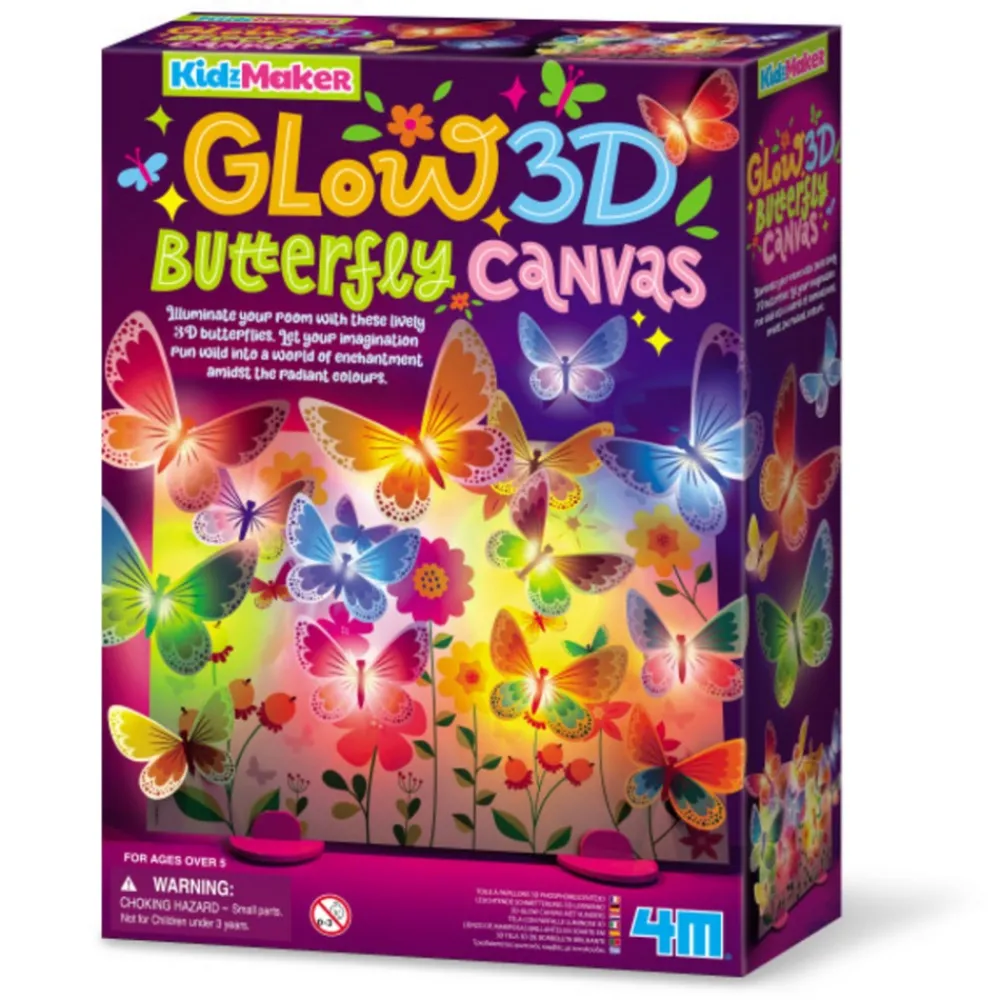 4M KidzMaker Mariposas Brillantes 3D