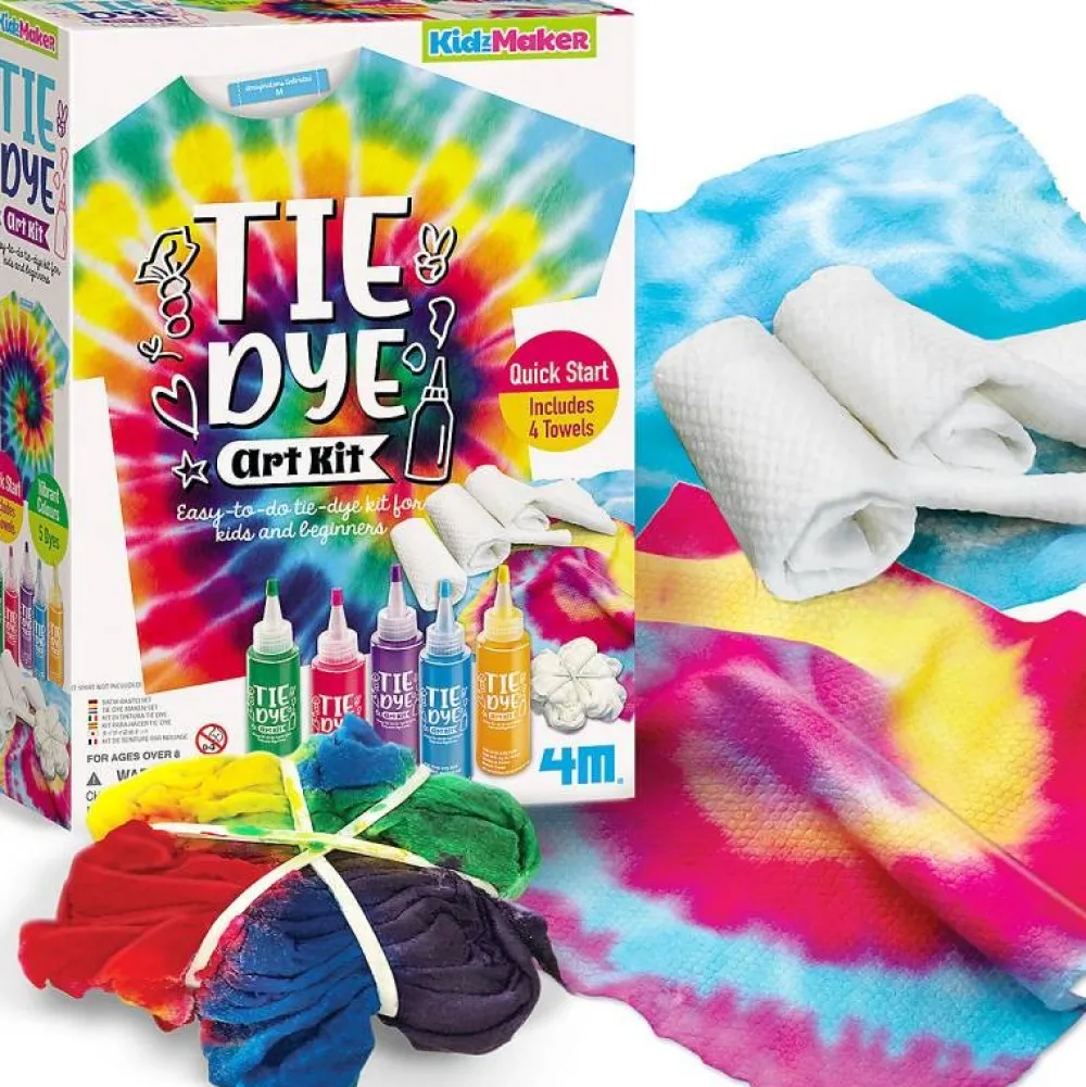 4M Kit de Camisetas Tie Dye- Kidz Maker