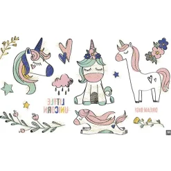 EUREKAKIDS Kit de tatuaje unicornio