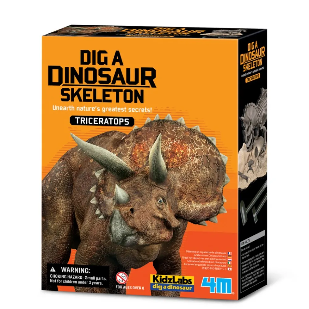 4M Kit Geológico de un Triceratops – Kidz Labs