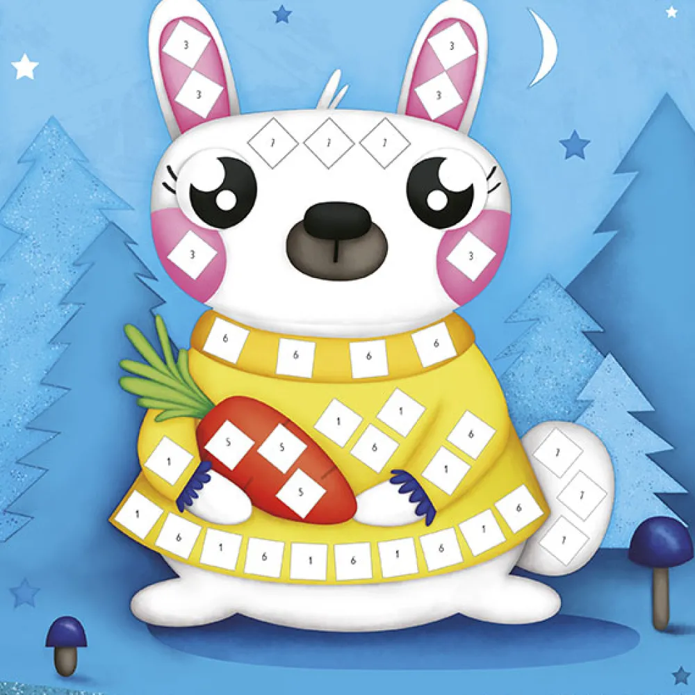 EUREKAKIDS Kit para hacer mosaico de purpurina