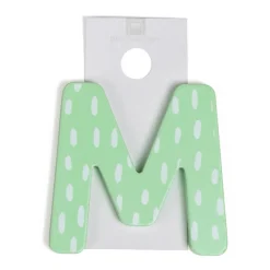 EUREKAKIDS Letra decorativa adhesiva de madera M