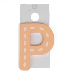 EUREKAKIDS Letra decorativa adhesiva de madera P