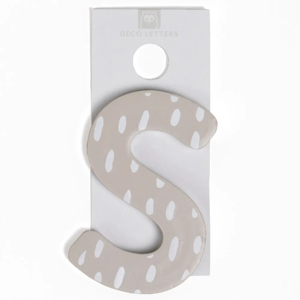 EUREKAKIDS Letra decorativa adhesiva de madera S