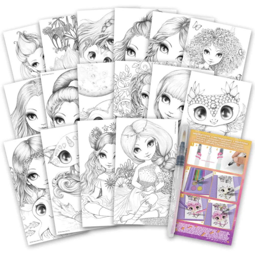 SIN MARCA Libro de Acuarelas Portátil - Petulia