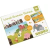 EUREKAKIDS Libro de pegatinas reutilizables – World Animals Stickers