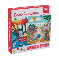 EUREKAKIDS Láminas creativas para decorar con pompones – Deco Pompons
