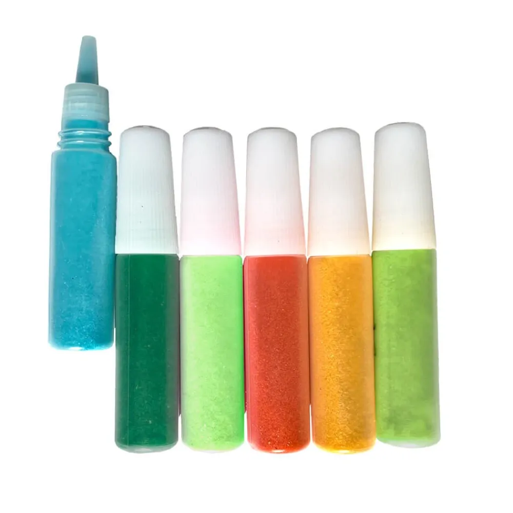 EUREKAKIDS Láminas para pintar con arena de colores – Dinosaurios