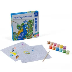 EUREKAKIDS Láminas para pintar con números – Pájaros Multicolor