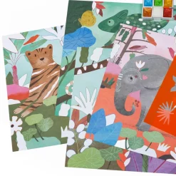 EUREKAKIDS Láminas para pintar y decorar con pintura nacarada – Bright Paint