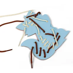 EUREKAKIDS Láminas para trazar con hilos de colores – Lacing Animals