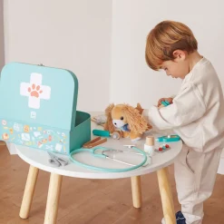 EUREKAKIDS Maletín profesional de juguete con 14 accesorios - Veterinario