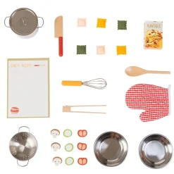 EUREKAKIDS Maletín profesional de juguete con 26 accesorios - Chef