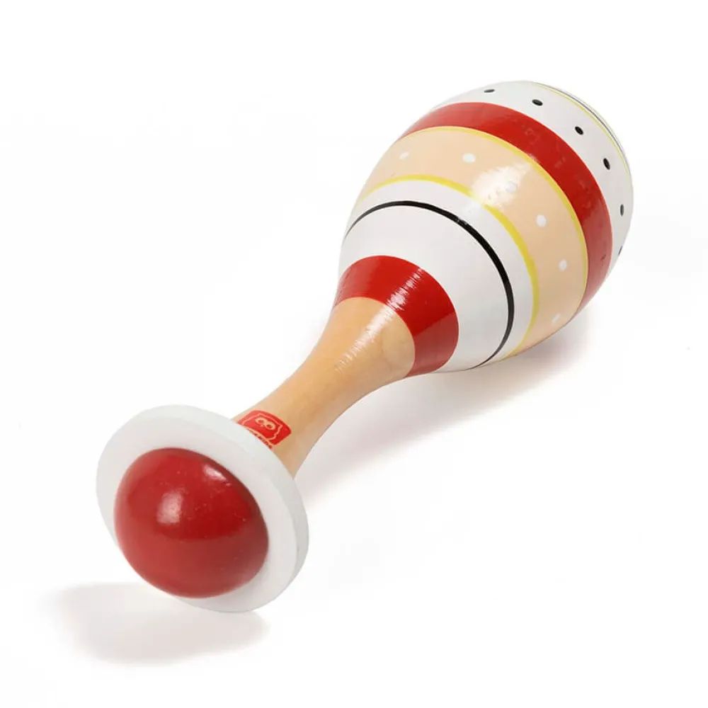 EUREKAKIDS Maraca de madera